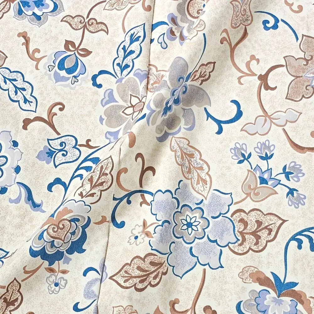 Floral Drapery Panels Pair 64x63